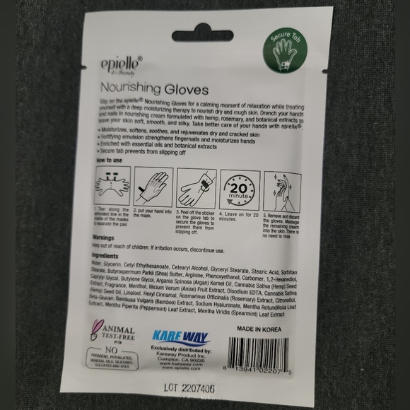 Epielle Moisturizing, Hydrating, Nourishing Glove & Sock Set of 5 - NEW - Picture 11 of 11